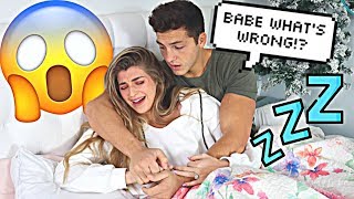 Nightmare Prank On Fiancé CUTE REACTION [upl. by Caresse]