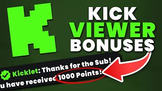 How to Reward Viewers with Points for Follows Subs and More on Kick [upl. by Atsahs]