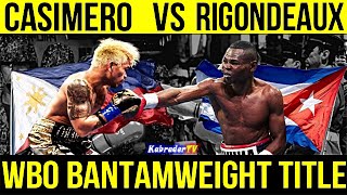 JOHN RIEL CASIMERO VS GUILLERMO RIGONDEAUX [upl. by Malamud]