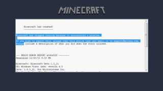 Minecraft Error [upl. by Lyndy]