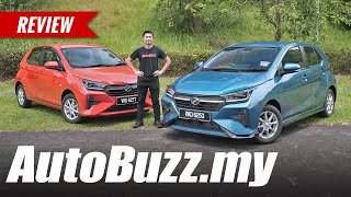 2023 Perodua Axia 10 AV review Still the nobrainer budget car  AutoBuzz [upl. by Arahc]