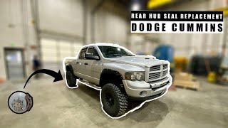 Dodge Ram Rear Axle Seal Replacement  HowTo [upl. by Ylecic]