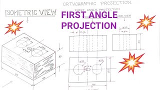 how to draw a projection of Isometric view in Hindi 🔗Enggdrawing by Sajal Sirvideos 149 [upl. by Soll]