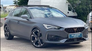 Approved Used CUPRA Leon NF VZ2 20 TSI 300PS 7 Speed DSG  Crewe SEAT amp CUPRA [upl. by Lovich133]