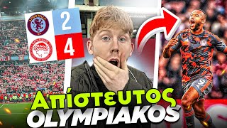 INCREDIBLE OLYMPIACOS FANS As The Greeks STUN Aston Villa 42 [upl. by Pozzy]