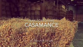 CASAMANCE  Linen Scutching  How its made [upl. by Notlem129]