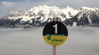 ⛷ Schladming  Skifahren in den Wolken der Planai [upl. by Chrisoula699]