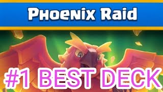 BEST DECK To Beat Phoenix Raid Challenge In Clash Royale [upl. by Eeliah591]