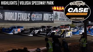 World of Outlaws CASE Late Models at Volusia Speedway Park February 18 2022  HIGHLIGHTS [upl. by Nytram]