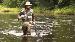 Fly Fishing Techniques on the River Tees [upl. by Novihc]