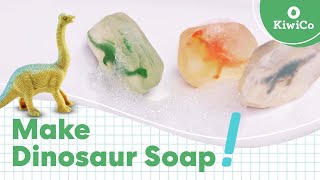 How to Make Dinosaur Soap At Home  STEAM Workshop  KiwiCo [upl. by Gaspard]