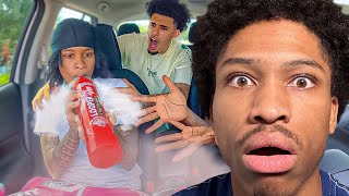 SMOKING GALAXY GAS  Lil Perfect VLOGS Reaction [upl. by Cibis]