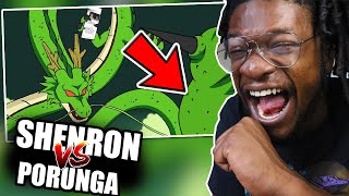 SHENRON GIVE THEM THE OG HEAT Shenron vs Porunga Rap Battle REACTION [upl. by Blanche]