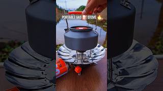 Portable Gas Stove SquareShaped Gas Butane Burner Camping Stove Folding Furnace Stove travelling [upl. by Jamilla]