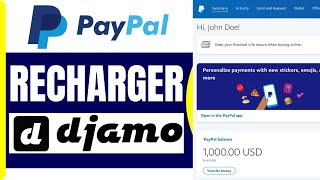 Comment Recharger Son Compte Paypal Avec Djamo  En 2025 [upl. by Oflunra]