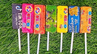 Lollipops Unpacking ASMR 🍭 Chupa Chups Big Babol Alpenliebe Lollipop Watermelon Lollipop [upl. by Furey]