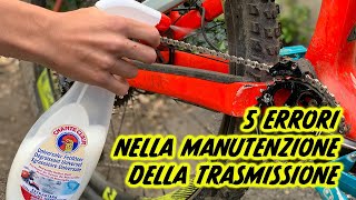 I 5 errori più comuni nella manutenzione della trasmissione della bici [upl. by Krusche602]