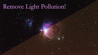 Remove Light Pollution from Astro Images [upl. by Quintana]