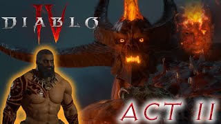 ⛥Diablo 4  Barbarian Walkthrough  Sides Hardcore  Act 2⛥ [upl. by Rocco463]