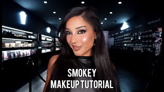 SMOKEY MAKEUP TUTORIAL l Krystal K Makeup [upl. by Badr]