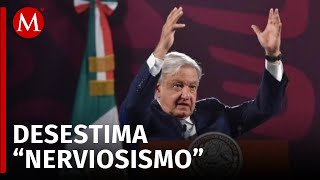 AMLO “Nuestra economía está muy fuerte afortunadamente sin devaluaciónquot [upl. by Eidlog]