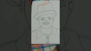 Bhagat singh drawing please like [upl. by Kreiker]