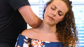 Simple Neck Pain Massage Techniques How to Massage Friends amp Loved Ones  Robert Gardner [upl. by Arihppas]