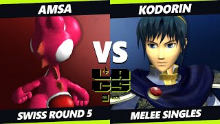 LACS 5  aMSa Yoshi Vs KoDoRiN Marth Smash Melee  SSBM [upl. by Adnuhs]