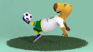 Mascote da Copa América 2019 Capivara [upl. by Fernyak]