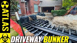 Installing a Bunker Under A Driveway [upl. by Neufer243]