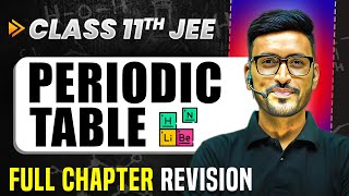 Periodic Table COMPLETE Chapter in 1 Video  Quick Revision  Class 11 Arjuna JEE [upl. by Neo]