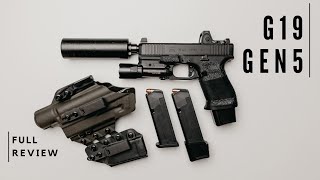 Glock 19 Gen 5 Full Build Review [upl. by Kilmarx]