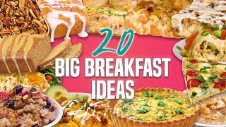 20 Breakfast Recipes for a Crowd  Holiday Breakfast and Brunch Recipe Compilation [upl. by Tegdirb862]