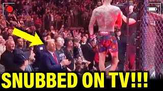 Watch Trump GET SNUBBED by UFC STAR on LIVE TV [upl. by Ever310]