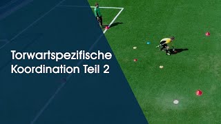 Torwartspezifische Koordination Teil 2  Torwarttraining am Deutschen Fußball Internat [upl. by Budworth]