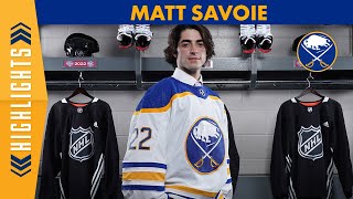 Matt Savoie Highlights  Selected 9th Overall In 2022 NHL Draft By Buffalo Sabres [upl. by Ydnil]