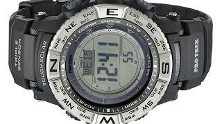 Casio Mens PRW35001CR Atomic Resin Digital Watch [upl. by Cassidy956]