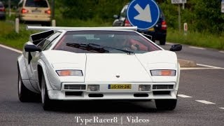 Lamborghini Countach LP5000 S w AnsaSport Exhaust LOUD Acceleration 1080p HD [upl. by Annazus]