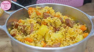 ALMOÇOJANTAR RÁPIDO DE UMA PANELA  PRONTO EM 25 MINUTOS E DELICIOSO  RECEITAS DA CRIS [upl. by Daub]