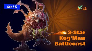 TFT  Event  KogMaw 3Star 8x battlecast [upl. by Garek]