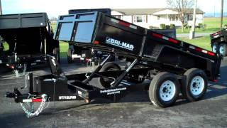 BriMar DT712LPHD14 7 X 12 Low Profile Heavy Duty Dump Trailer w Ramps  TrailerEnterprisescom [upl. by Areta]