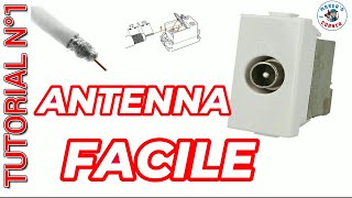 come collegare Antenna tv guida tutorial [upl. by Anidam]