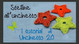 Tutorial uncinetto  Stella a 5 punte [upl. by Roots]