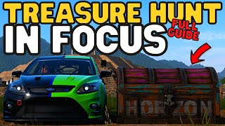 Forza Horizon 5How to complete treasure hunt IN FOCUSFH5 Treasure chest location [upl. by Auop]