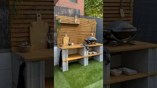 DIY mueble de BARBACOA jardin exterior [upl. by Euqina]