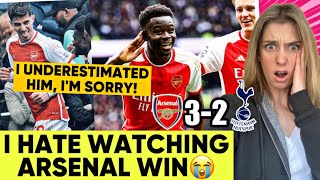 Arsenal Keep Winning😭 Kai Havertz is unstoppable Saka Wow Arsenal 32 Tottenham Reaction [upl. by Irving]