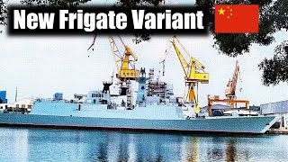 China Launches New Frigate Variant  Type 054AG [upl. by Aihseyn]