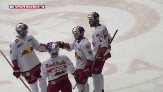 Erste Bank Eishockey Liga 1617 2 Platzierungsrunde HC Bozen  EC Red Bull Salzburg 25 [upl. by Oirretno]