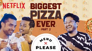 The Biggest Pizza Pt 2 ft Tovino Thomas Basil Joseph amp Abish Mathew  Menu Please  Minnal Murali [upl. by Olav]