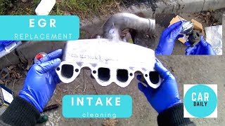 EGR and Intake manifold replacing and cleaning [upl. by Oiziruam]